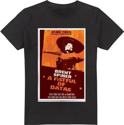Image de Star Trek - "The Next Generation Season 6 Episode 8" T-shirt pour homme TV5415 (4XL) (Noir)