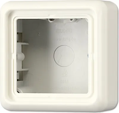 Produktbild von JUNG CD 581 A W - Weiß - Duroplast - 85 mm - 85 mm - 4,7 cm - 1 Stück(e)
