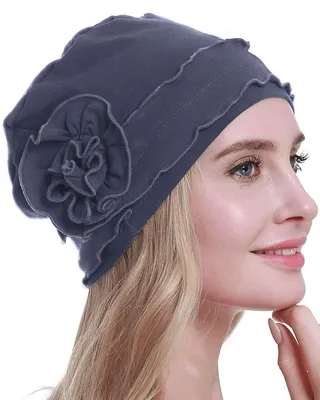 Produktbild von osvyo Chemo Kopfbedeckung für Damen,Turban Mütze für Frauen, Krebs Beanie Haarau