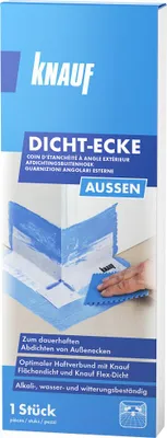 Produktbild von Knauf Dichtecke blau, vliesverstärkt, wasserdicht für Nassraum-Außenecken