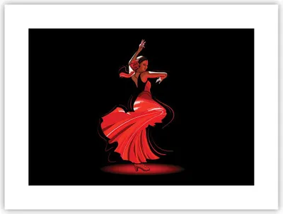 Produktbild von Poster - Poster ohne Rahmen - Tanz Tänzer - 40x30 cm - Wand Bild - Wanddeko - Wandbilder - Kunstposter - Wandposter - Bilder - Kunstdruck - Wanddekoration - Wandbild - P2XAA40x30-4121