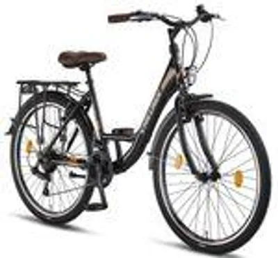 Produktbild von Chillaxx Bike Strada Premium City Bike in 24, 26, 28 Zoll - Fahrrad für Mädchen, Jungen, Herren und Damen - 21 Gang-Schaltung - Hollandfahrrad Citybike