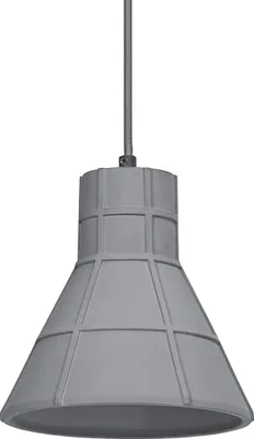 Produktbild von OSRAM DECOR  Concrete Beton-Hängeleuchte, 200 mm, in Dunkelgrau, mit Gehäuse aus Metall und Beton, für moderne Beleuchtungen in Innenräumen, flexible Leuchtkörper-Wahl dank E27 Fassung