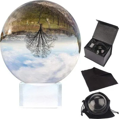 Produktbild von Kristallen fotobal 80mm mit klarem Objektiv - Meditationshilfe