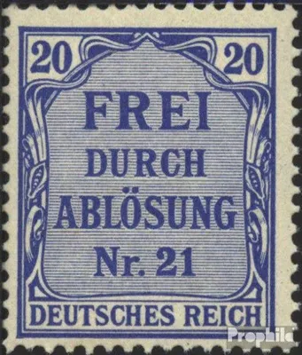 Produktbild von Briefmarken Deutsches Reich 1903 Mi D5 postfrisch Preußen/Inschrift