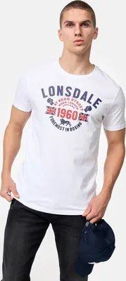 Produktbild von Herren T-Shirt und Langarmshirt normale Passform Doppelpack FINTONA Black/White L Lonsdale