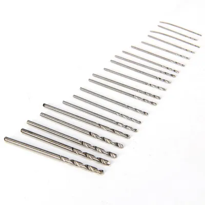 Produktbild von 20Pcs Bohrer Set Micro HSS Spiralbohrer Mini Pin Präzision Handwerkzeuge
