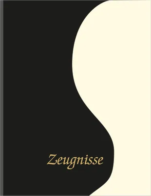 Produktbild von ADINA Zeugnismappe 10 Hüllen sw/ws Lederoptik Vinyl mit festem Einband