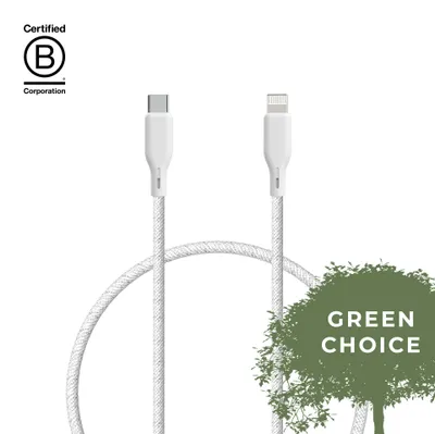 Immagine prodotto di ËSSENTIALS by UPSTRÖM LC120-E, 1,2 m, Lightning, USB C, maschio, bianco