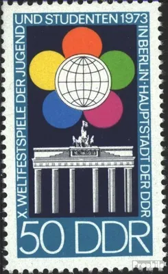 Produktbild von Briefmarken DDR 1973 Mi 1867 (kompl.Ausg.) postfrisch Weltfestspiele der Jugend (III) / Bl.38