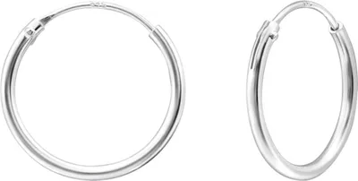 Produktbild von Creolen Ohrringe 925 Sterling Silber 14mm