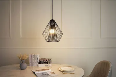 Produktbild von Pendelleuchte Shiny Delight Schwarz Ø35cm max. 20W E27 ohne Leuchtmittel kürzbar