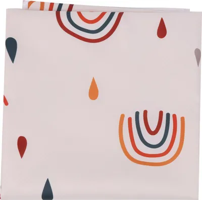 Imagen del producto de Alfombrilla para silla de comedor para bebés, impermeable, con protección para suelos, antideslizante (110 x 110 cm, SMT105EF345)