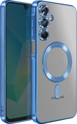 Produktbild von Avizar, Hülle Galaxy A16 MagSafe Kompatibel Eleganter Chromrand, Blau