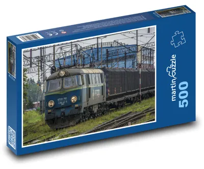 Produktbild von Puzzle 500 Historische Elektrolokomotive - martinpuzzle