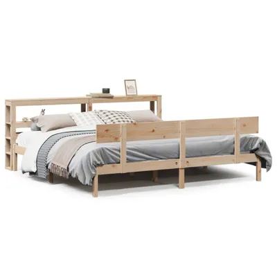 Produktbild von vidaXL Massivholzbett ohne Matratze 200x200 cm Kiefer