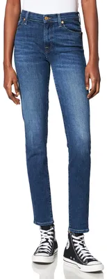 Productafbeelding van 7 For All Mankind dames jeans, model JSWZC12EEL, donkerblauw, maat 23