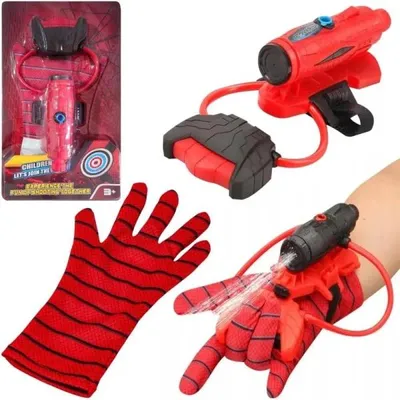 Produktbild von Wasserpistole in Form eines Handschuhs mit Spiderman-Motiv - Trifox