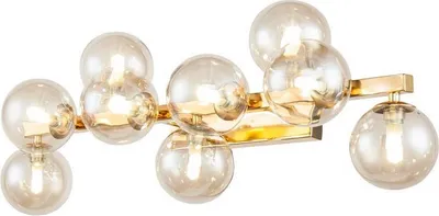 Produktbild von Maytoni Dallas Wandlampe Gold 9-flammig G9 Glas Metall 28W