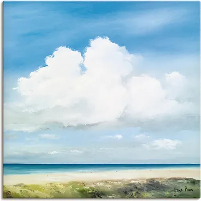 Produktbild von ARTland Leinwandbild Landschaft II Größe: 70x70 cm