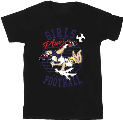 Produktbild von Looney Tunes - "Girls Play Football" T-Shirt für Herren BI52488 (L) (Schwarz)