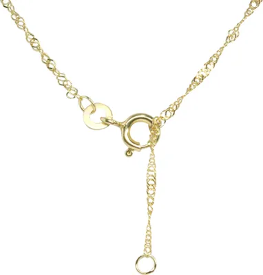 Produktbild von Fußkettchen echt Gold 333 (8 kt) Singapur 25 cm verstellbar