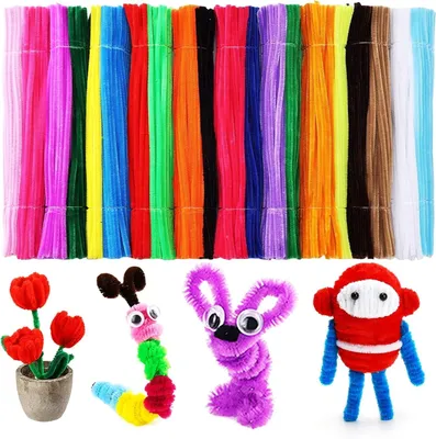 Obrázek produktu pro 1000 kusů Chenille tyčinek pro kreativní projekty