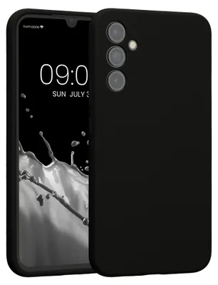 Produktbild von kwmobile Hülle kompatibel mit Samsung Galaxy A34 5G - Hülle Silikon gummiert - Handyhülle - Handy Case in Schwarz