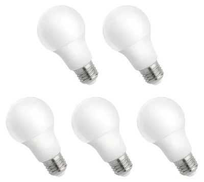 Produktbild von Spectrum E27 LED Lampe 9W 840lm 6000K Kaltweiß 230V 5 Stück