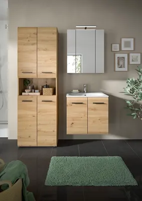 Produktbild von Badezimmer-Set >Ice< in artisan oak - 135x185x46cm (BxHxT)