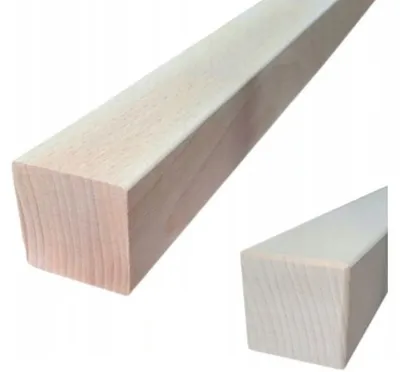 Produktbild von Set mit 10 Stück Kantholz Buche Buchenbalken Vierkantholz Balustradenbaluster