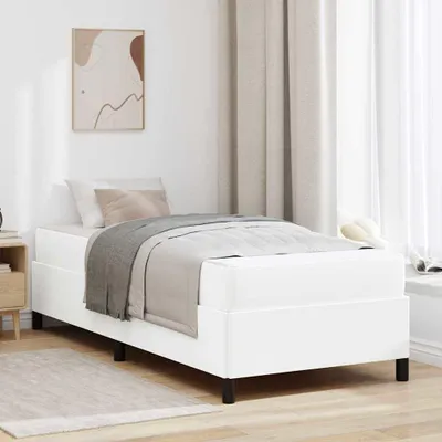 Immagine prodotto di Maison Exclusive - Letto con materasso bianco 100 x 200 cm Tessuto