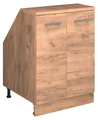 Produktbild von Dachschrägenschrank Vicco Rion Goldkraft Eiche 60 x 81.6 cm mit 2 Türen, Schrankkorpus 60 cm Tiefe, Model 60153