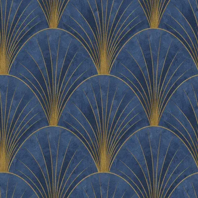 Produktbild von Vliestapete 10451-08 Tapete Grafik 0.53 x 10.05 m Erismann Elle Decoration 4 Blau
