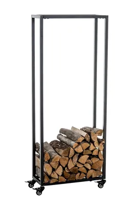Obrázek produktu pro Stojan na dřevo Hetta 25x40x100 cm, černá