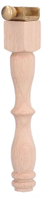 Image de Pieds de cadre à broder en bois naturel avec vis en laiton, pour la broderie, la couture et le tricot