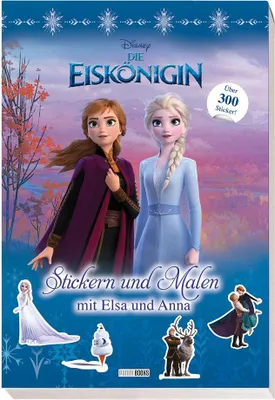 Produktbild von Disney Die Eiskönigin: Stickern und Malen mit Elsa und Anna