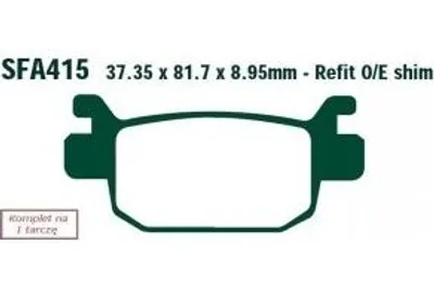 Produktbild von EBC Brakes Bremsbeläge Satz Bremsklötze für BENELLI MOTORCYCLES BN SFA415HH