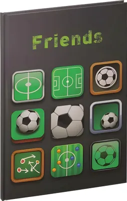 Produktbild von Freundebuch Football Icons 60S