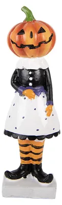 Obrázek produktu pro Clayre & Eef Halloweenová dekorace 7 x 7 x 22 cm, bílá, plast