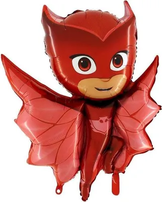 Zdjęcie produktu dla Balon Foliowy - PJ MASKS Pidżamersi Amaya Sowella czerwony