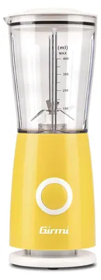 Obrázok produktu pre Girmi FR0302, Stolný mixér, Pulzný spínač, 170 W, Priehľadná, Žltá