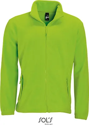 Immagine prodotto di SOLs 55000 | Giacca in pile North / Giacca da uomo fino a 5XL - Colore: Lime - Taglia: M