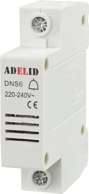 Produktbild von Türklingel Klingel Türglocke Tür Gong Bell 230V 1-Phasen für DIN Hutschiene 35mm