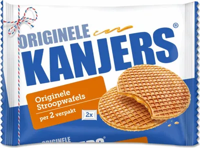 Obrázok produktu pre Kanjers Stroopwafels 15 x 80 g (vafle s karamelovým sirupom)