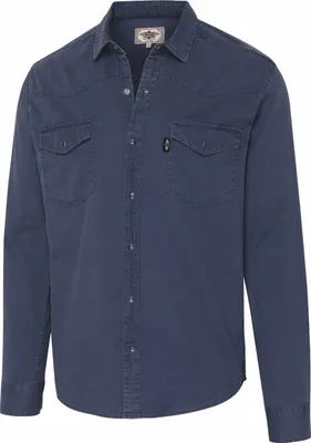 Produktbild von Stars & Stripes Herren Westernhemd »DANIEL« Blau