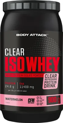 Immagine prodotto di Body Attack Clear Iso-Whey 900 g di anguria