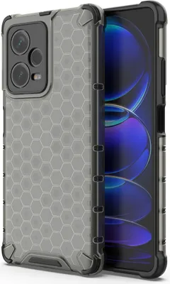 Immagine prodotto di Custodia A Nido D'ape Per Xiaomi Redmi Note 12 Pro+ Custodia Ibrida Blindata Nera
