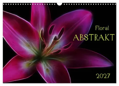 Produktbild von Floral Abstrakt 2027 (Wandkalender 2027 DIN A3 quer), CALVENDO Monatskalender