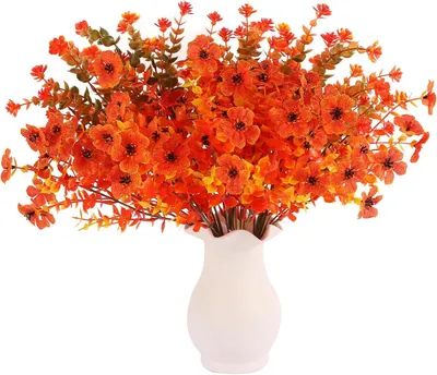 Imagen del producto de Juego de 7 plantas artificiales, de 36 cm, para balcón y jardín
